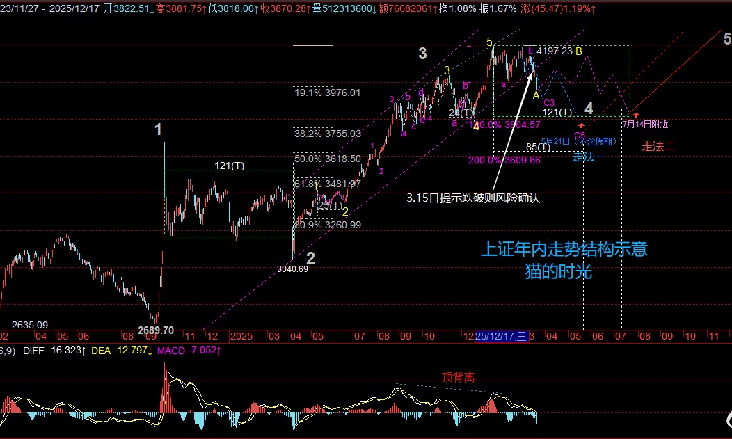 猫的时光 - 财经博主 画图留白