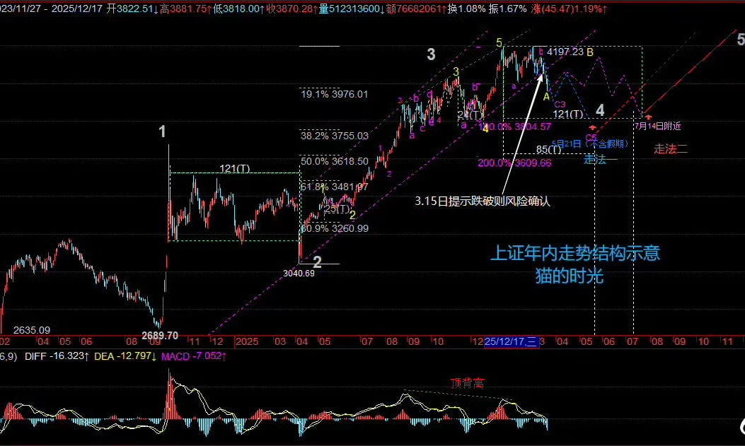 猫的时光 - 财经博主 画图留白