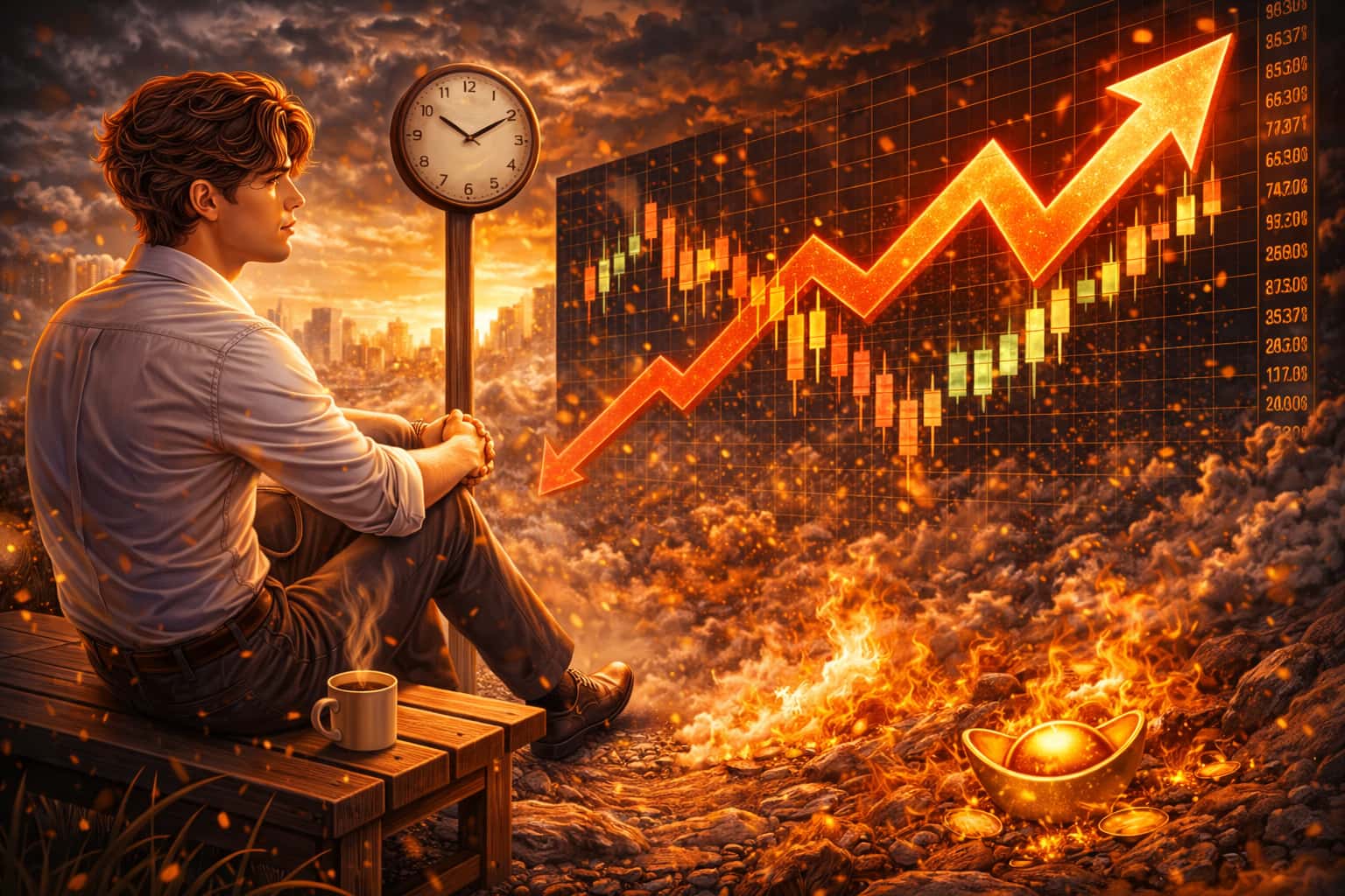 猫的时光 - 财经博主 画图留白